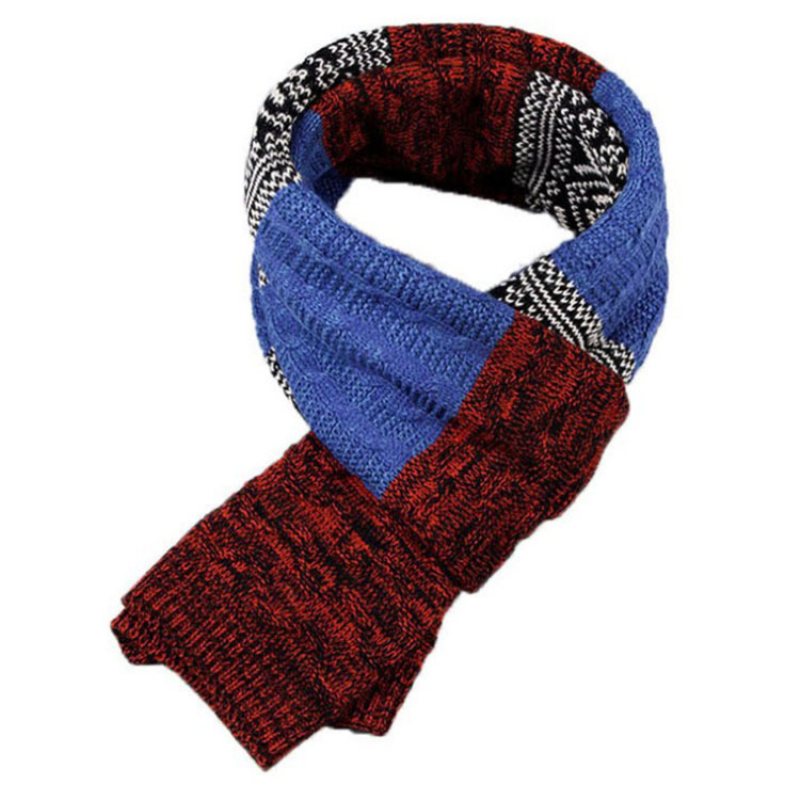 Herrscarf Höst Och Vinter Ny Twist Scarf Par Varm Ullscarf