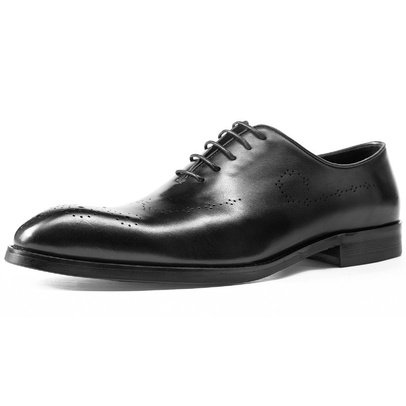 Herrskor 2024 Nya Mäns Business Casual Dress Skor Brogue Oxford Män