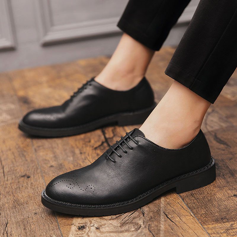 New Fashion Plus Size Formella Oxford Skor Herr Brogues Casual Dress Business Trendiga