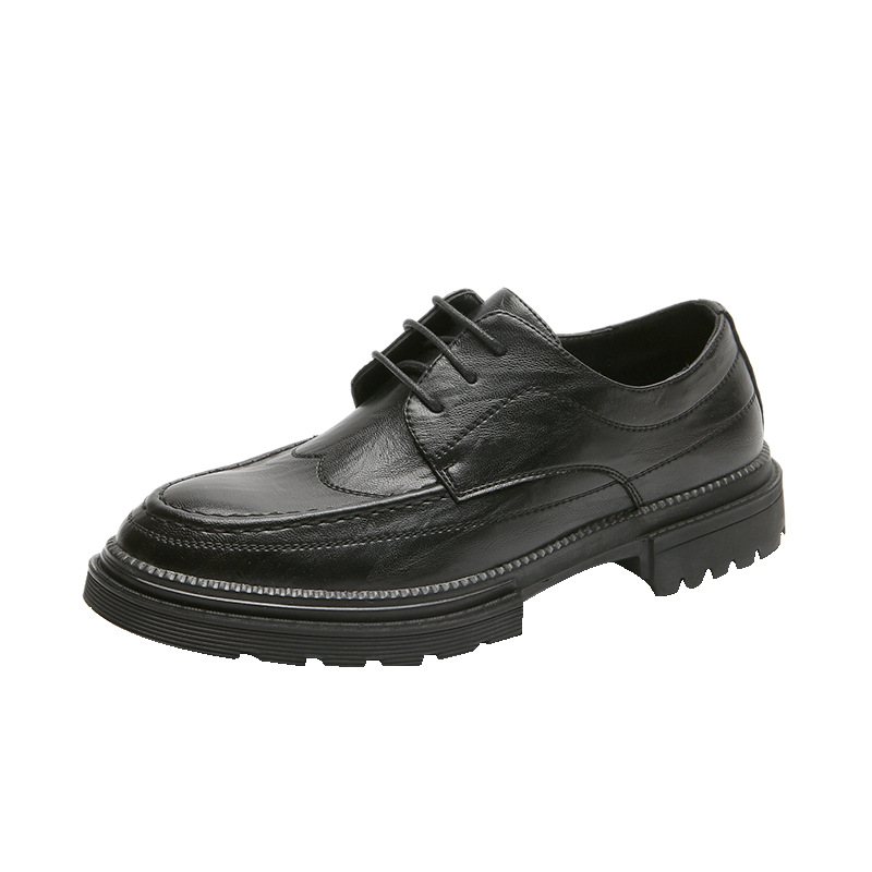 Brogue Skor Herrskor Trendiga Casual Business Formell Klänning Herr Andas Svart Px78-g