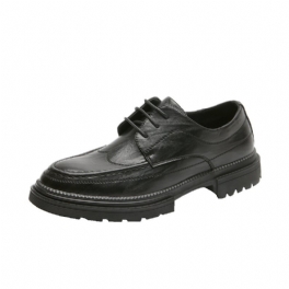 Brogue Skor Herrskor Trendiga Casual Business Formell Klänning Herr Andas Svart Px78-g