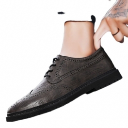 Nya Herrskor Martin Skor Herr Brogue Trendiga Casual Dress