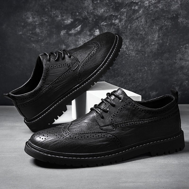 Nya Herrskor Martin Skor Herr Brogue Trendiga Casual Dress