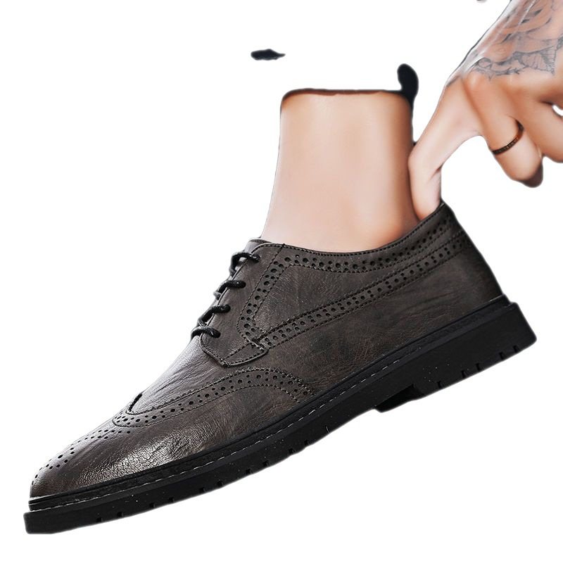 Nya Herrskor Martin Skor Herr Brogue Trendiga Casual Dress