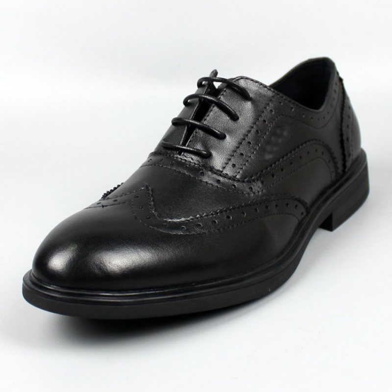 Skor Brogues Mäns Business Dress Läder Casual Herrskor