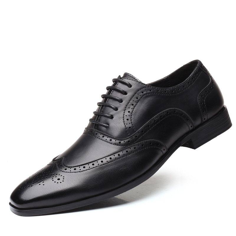 Stor Storlek Klänning Skor Hane 47 48 45 46 Business Herr Brogue Sommar Casual Läder