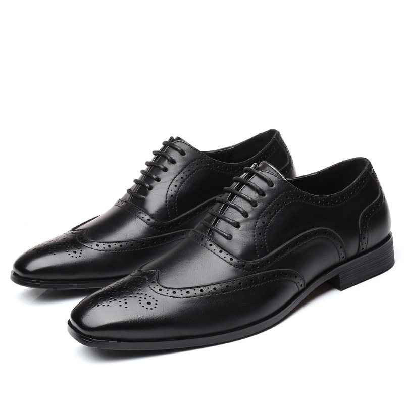 Stor Storlek Klänning Skor Hane 47 48 45 46 Business Herr Brogue Sommar Casual Läder