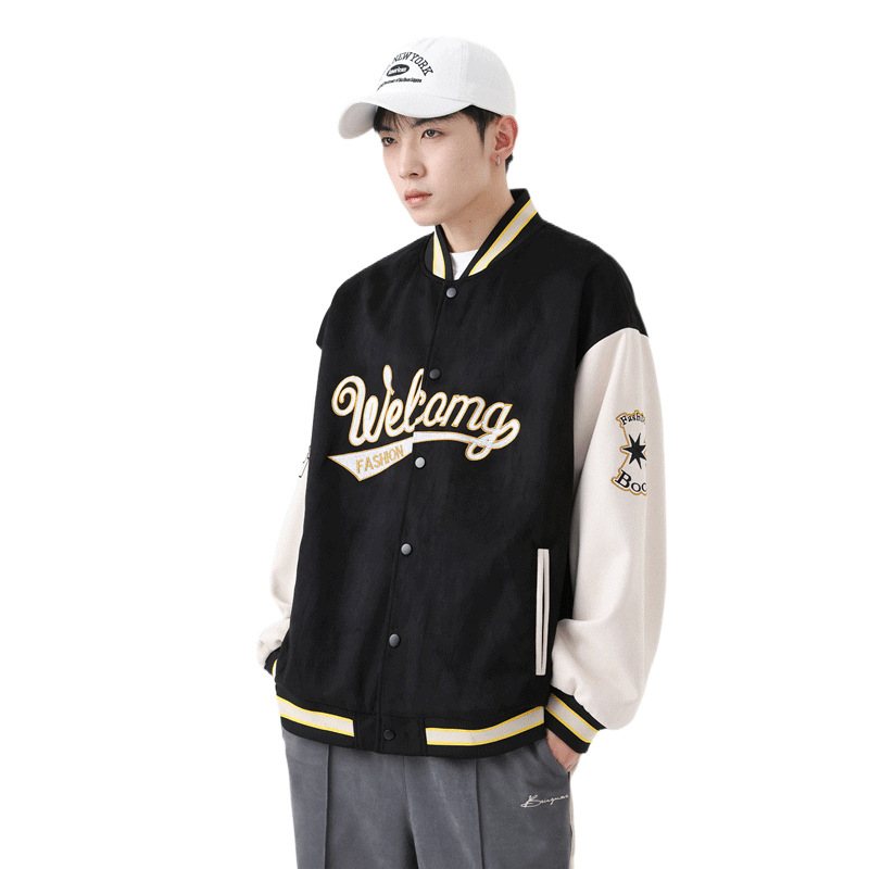 Baseball Uniform Manlig Ny Trend Casual Retro Lös Jacka