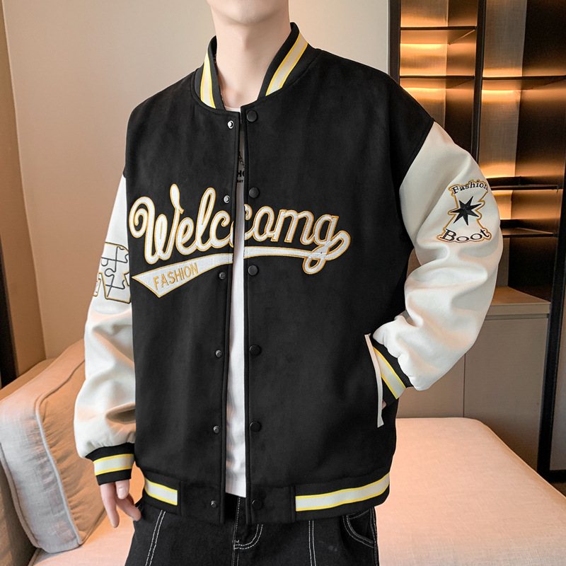 Baseball Uniform Manlig Ny Trend Casual Retro Lös Jacka