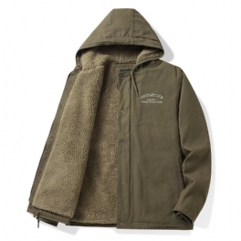 Herr Ytterkläder Casual Jackor Hooded Solid