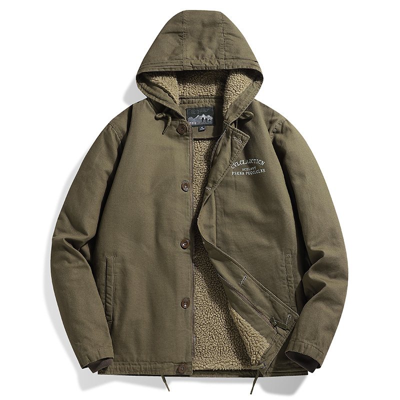 Herr Ytterkläder Casual Jackor Hooded Solid