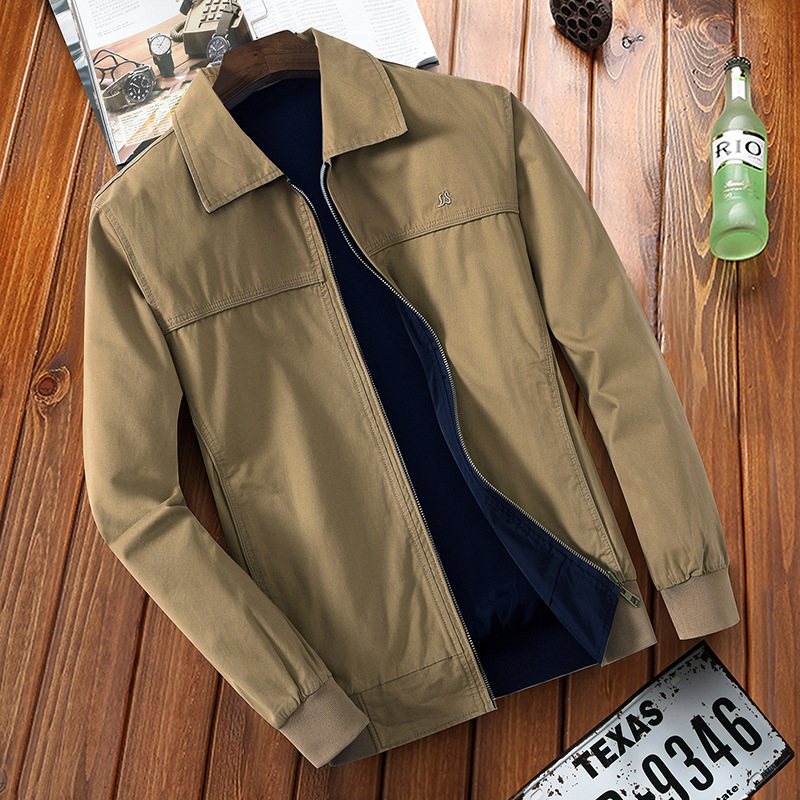 Herrjackor Casual Lapel Coat Tunn Sektion