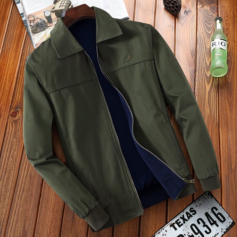 Herrjackor Casual Lapel Coat Tunn Sektion