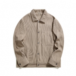 Män Lapel Workwear Jacket 2024 Drapering