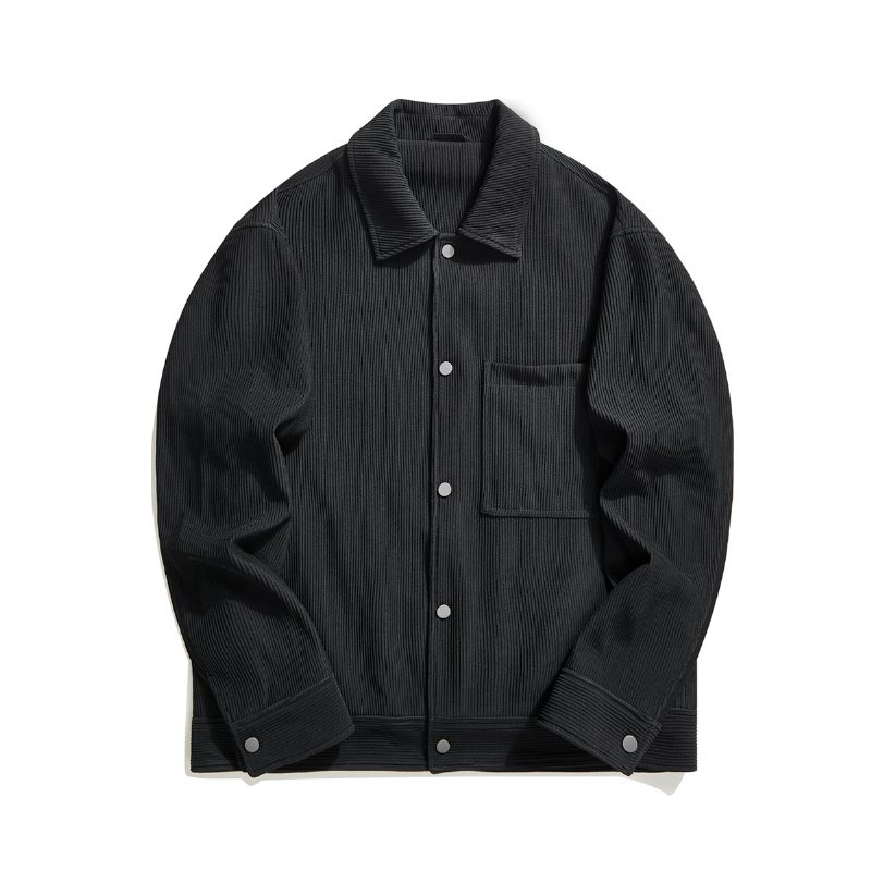 Män Lapel Workwear Jacket 2024 Drapering