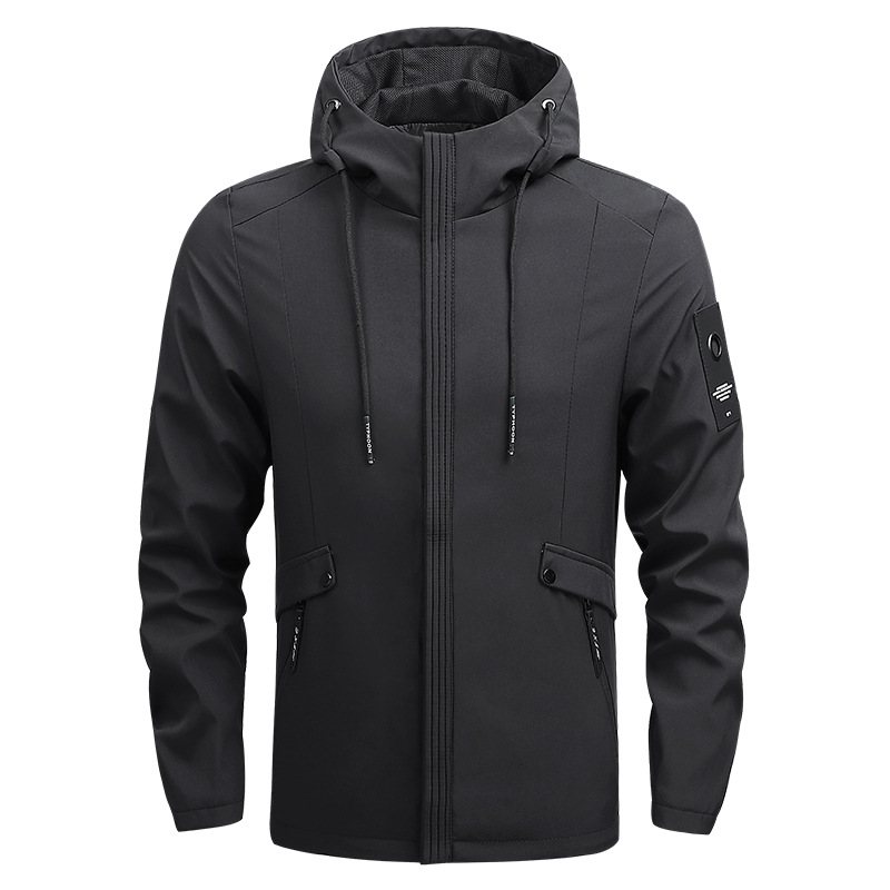 Tunn Jacka För Män Slim Fit Casual Windbreaker Trendig