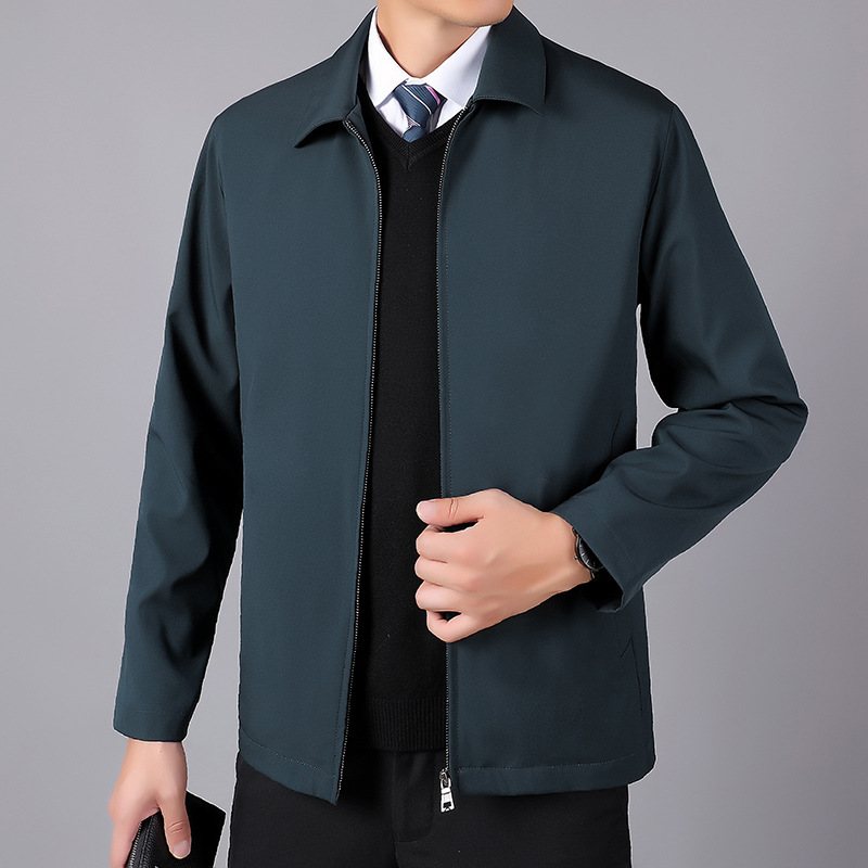 Ytterkläder Herr Business Casual Loose Lapel Jacka