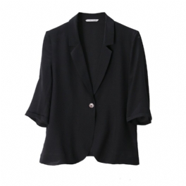 Black Blazers Cropped Dam Jacka Elegance