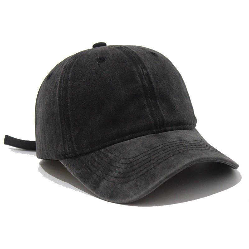 Retro Gammal Hatt Basebollkeps Soft Top Sandtvättad Keps Med Broderitryck