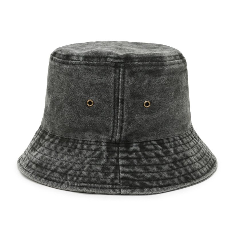 Vår Och Höst Denim Fiskare Hatt Solhatt Par Män Och Kvinnor Mode