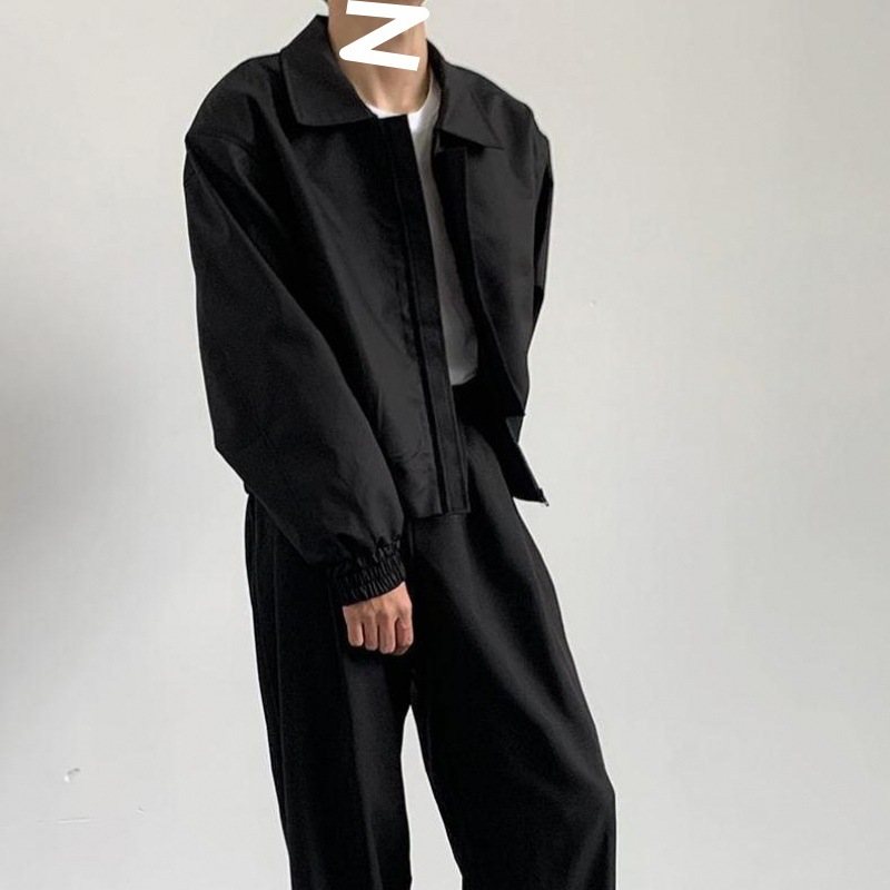 Loose Temperament Lapel Jacket Herr Sport Fritid