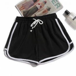 Sport Three Points Damshorts Yoga Lösa Fickor