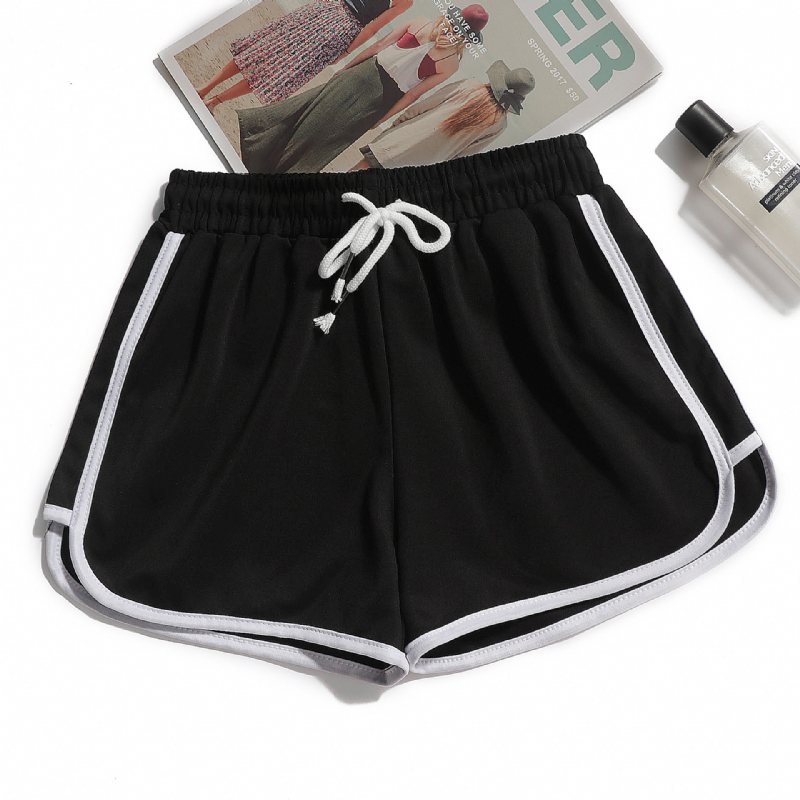 Sport Three Points Damshorts Yoga Lösa Fickor