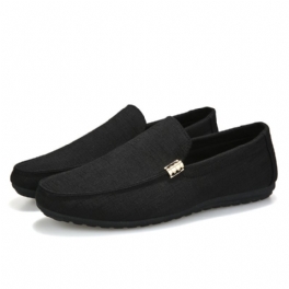 2024 Sommar Tyg Skor Doudou Herr Fritidsskor Trend Slip-on Canvas Herrskor