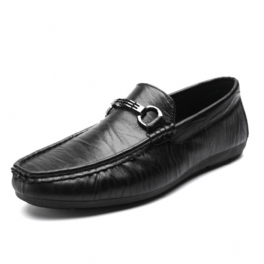 Doudou Skor Herr 2024 Våren Nya Casual Dress Mjuk Botten Set Fot Loafers