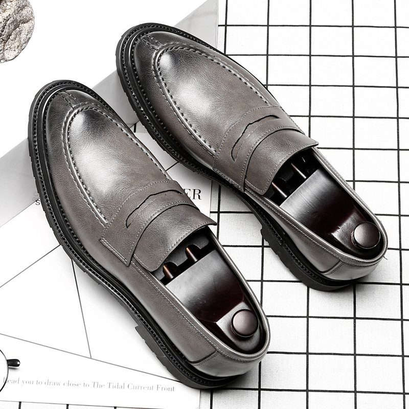 Doudou Skor Herrtrend Slip-on Loafers Affärsformella Kläder Andas Vardagsklänning