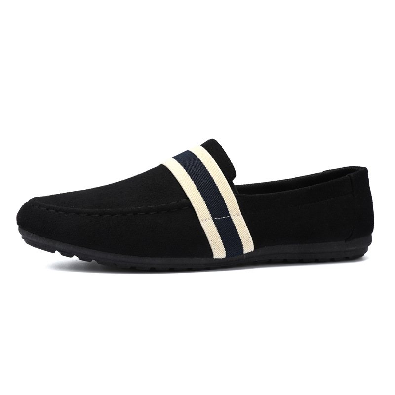 Höstnya Doudou Skor Herr Andas Casual Gamla Beijing Tyg Trendiga Slip-on Canvas Män