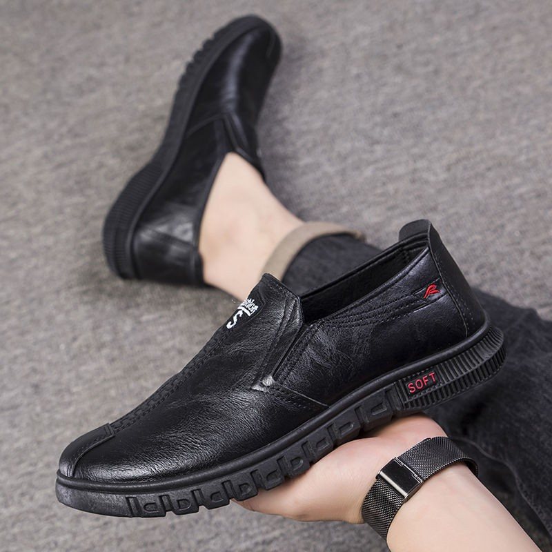 Klänning Skor Herr Slip-on Våren 2024 Mode Plattform Low Top Dress Trendiga Fritidsskor