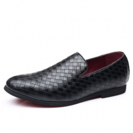 Loafers Herr Slip-on Casual Sommar Nya Klänning Skor Andas Mjuka Vardagsskor