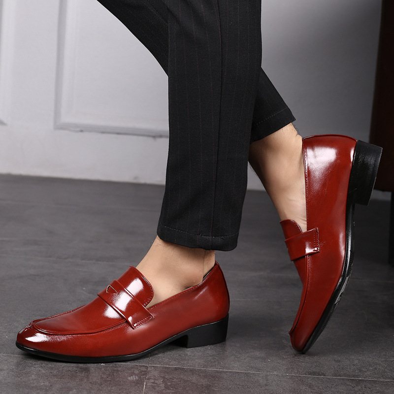 Män Plus Size Dress Shoes Slip On Casual