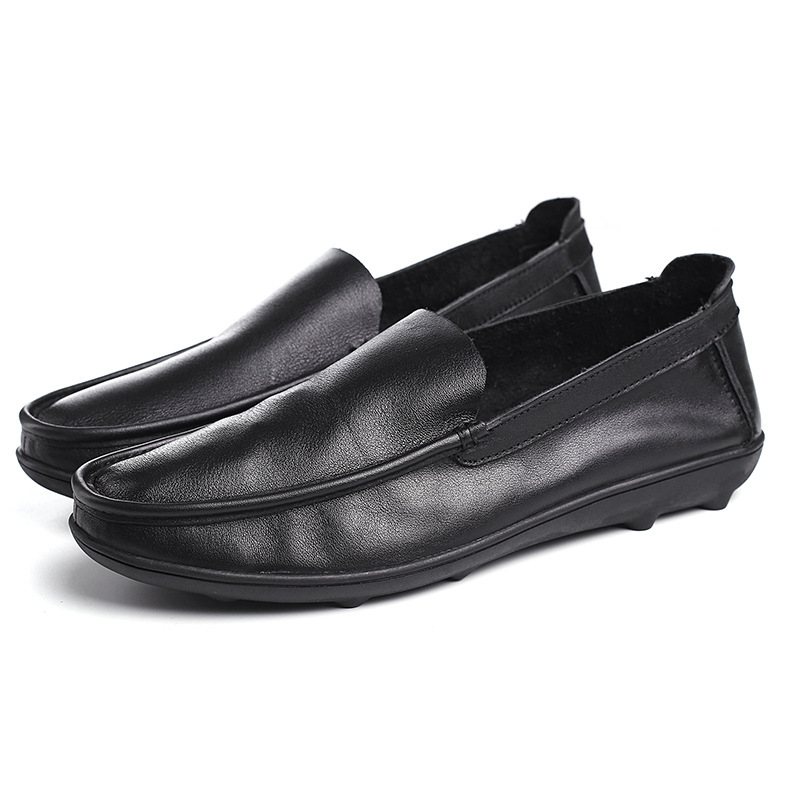 Mäns Doudou Andas Slip-on Casual Klänning Låg Topp Skor Sommar Ungdom Mjuk Sula