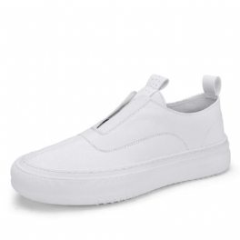 Slip-on Herrskor Våren Andas Vita Casual Dress Skor 2024 Nya Herr Ärter