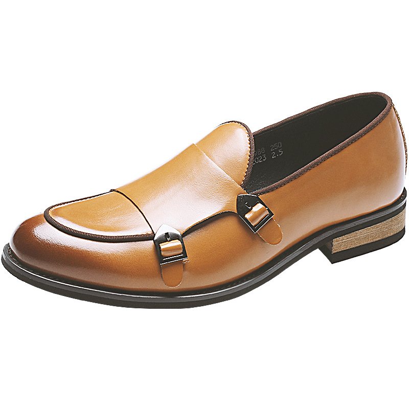 Sommar Nya Mäns Klänning Skor Casual Slip-on Loafers Mode Ärter Män