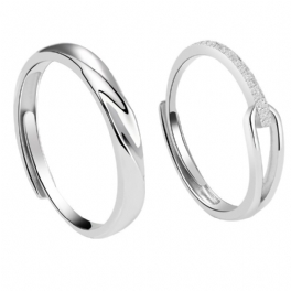 Design Mode Rupert's Tears Couple Ring High-end Sense Open Hona