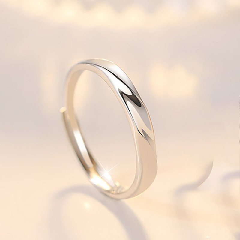 Design Mode Rupert's Tears Couple Ring High-end Sense Open Hona