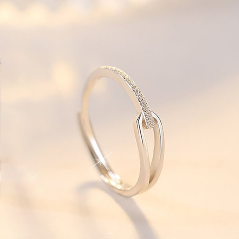 Design Mode Rupert's Tears Couple Ring High-end Sense Open Hona