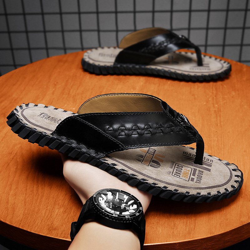 2024 Ny Stor Kohud Mjuk Sula Fashionabla Och Bekväma Flip-flops Män