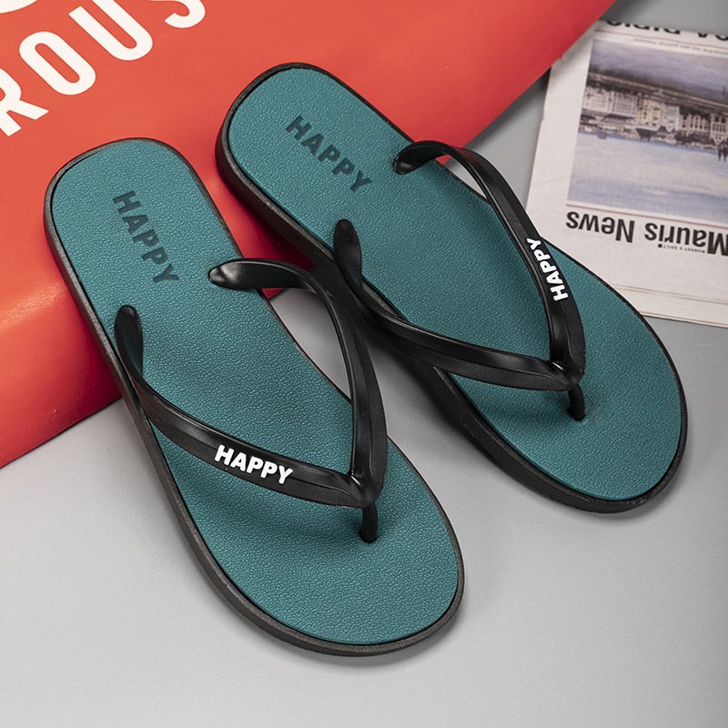 2024 Nya Flip Flops För Män Sommar Halkfria Utomhussandaler Tofflor Par Män Casual Strandskor