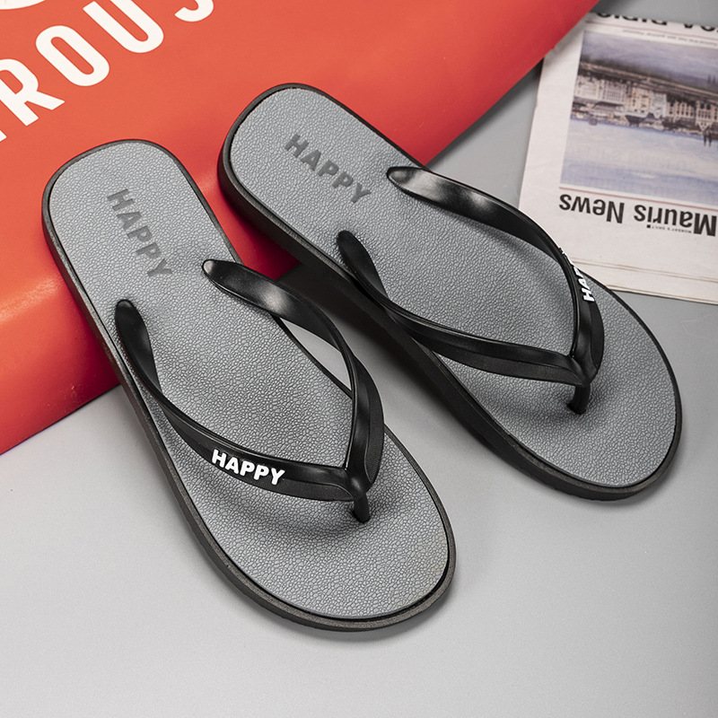 2024 Nya Flip Flops För Män Sommar Halkfria Utomhussandaler Tofflor Par Män Casual Strandskor