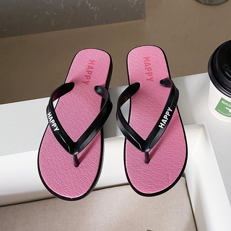 2024 Nya Flip Flops För Män Sommar Halkfria Utomhussandaler Tofflor Par Män Casual Strandskor