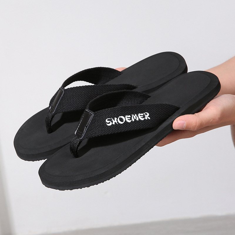 2024 Nya Sommaren Herr Gummi Strand Flip Flops Mode Sandaler Tofflor Skor