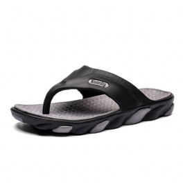 2024 Sommaren Trendiga Tofflor Utomhus Flip Flops Stor Storlek Män Casual Sandaler Strandsandaler Hane