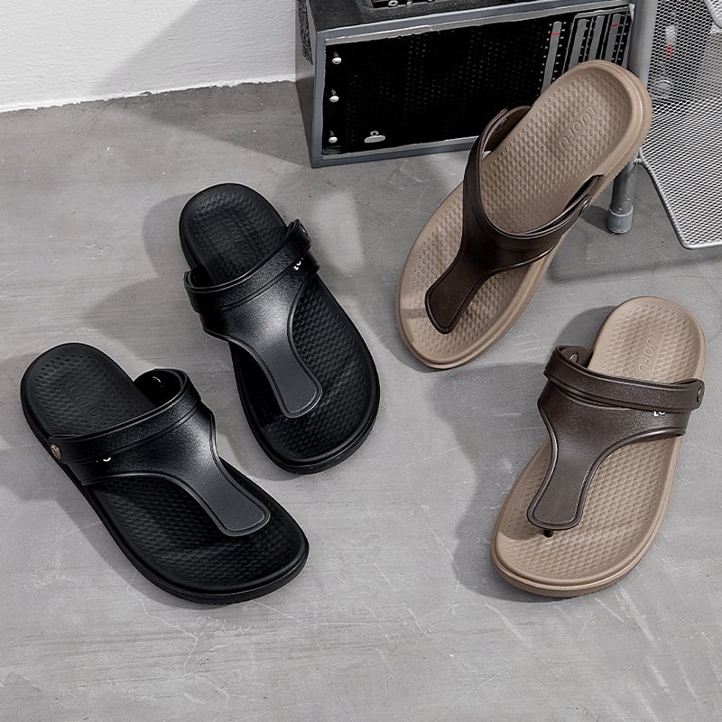 Flip Flops Herr Nypa Mjuk Botten Halkfria Strandskor 2024 Nya Casual Eva Sandaler Tofflor Skor