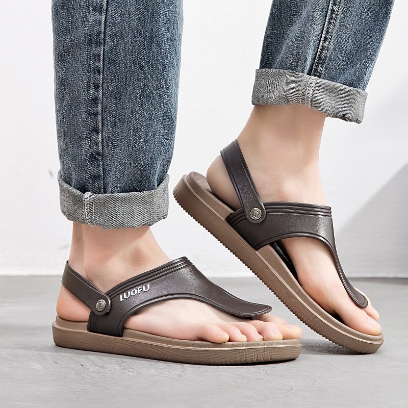 Flip Flops Herr Nypa Mjuk Botten Halkfria Strandskor 2024 Nya Casual Eva Sandaler Tofflor Skor