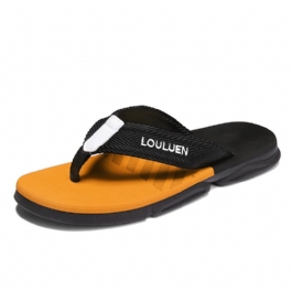 Flip Flops Herr Sommar Halkfria Nypa Badsandaler Tofflor Strand Trendiga Sport Casual Sandaler