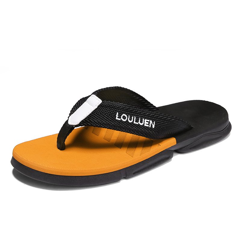 Flip Flops Herr Sommar Halkfria Nypa Badsandaler Tofflor Strand Trendiga Sport Casual Sandaler